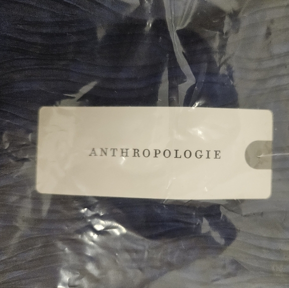 Hutch Anthropologie Sleeveless Drop Waist Square Neck Romper in Blue Motif NWT - Picture 12 of 16